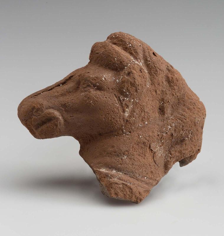 Head of horse figurine