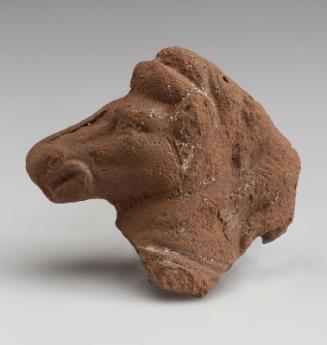 Head of horse figurine