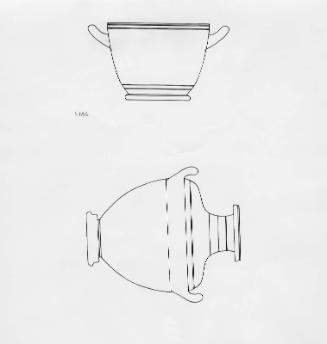 Group shot: 13.186, 08.417; Line drawing of profile of objects