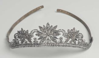 Cut steel tiara