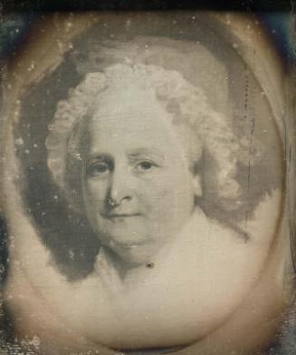 Painted Portrait of Martha Washington, by Gilbert Stuart