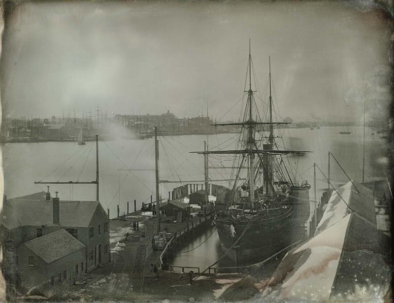 The "Niagara" in the Atlantic Dock, East Boston