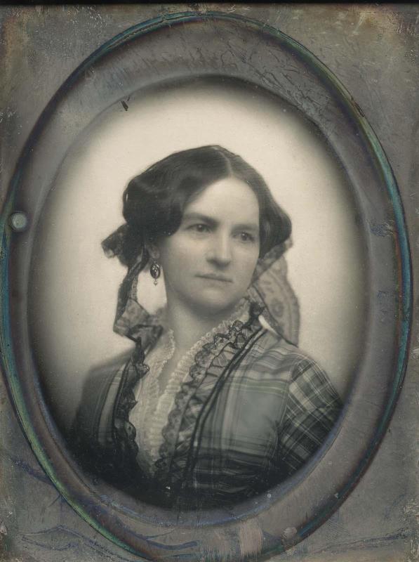 Unknown Lady (Plaid Silk Waist)