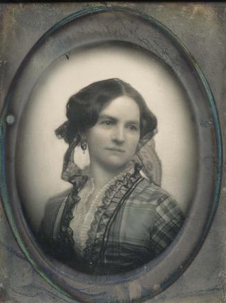 Unknown Lady (Plaid Silk Waist)