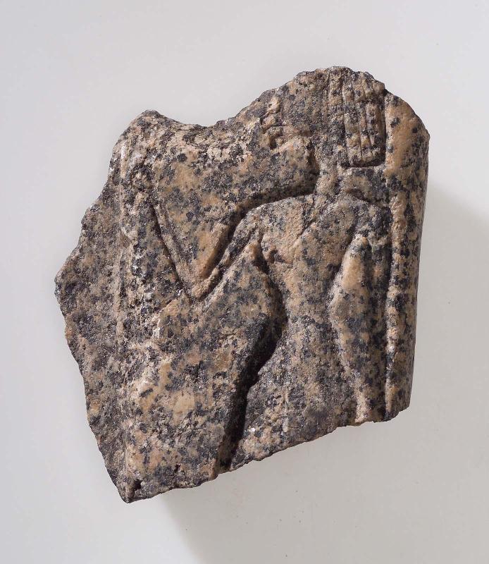 Relief showing head and torso of a princess