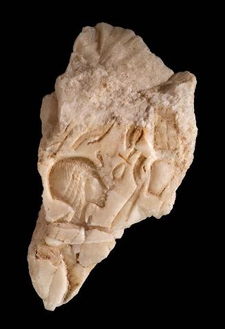 Fragmentary relief of Nefertiti offering