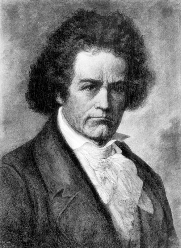Portrait of Ludwig von Beethoven