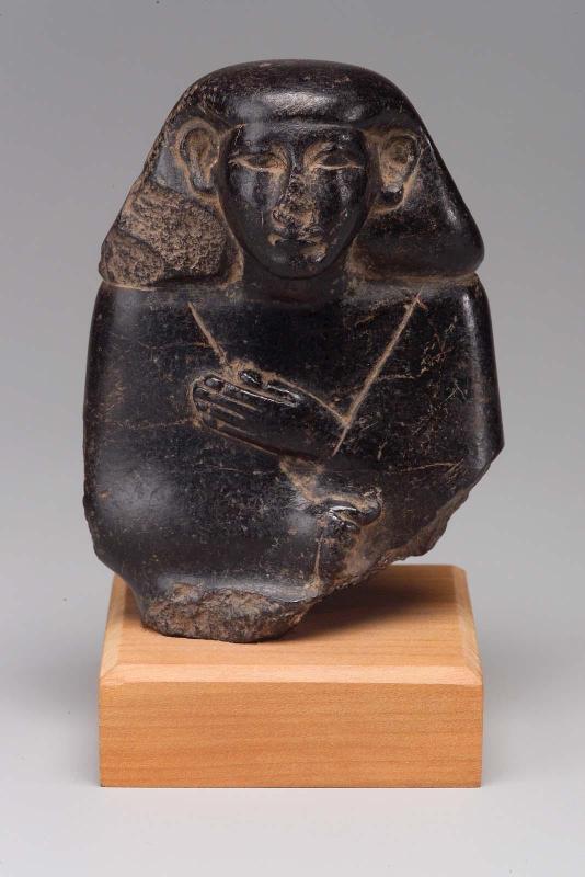 Head and torso fragment of a statue