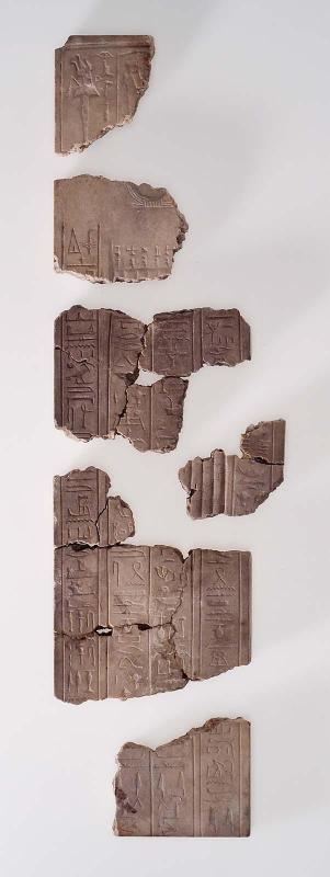 Stone scribal palette of Huy (Amenhotep)
