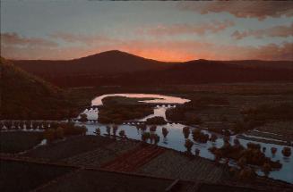 The Oxbow:  After Church, After Cole, Flooded (Flooded River for Fran)