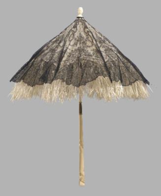 Black lace parasol