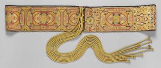 One half of woven sash