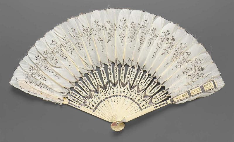 Woman's wedding fan