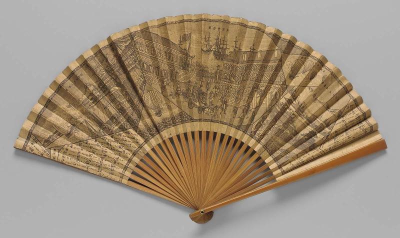 Souvenir fan: Philadelphia Centennial Exposition