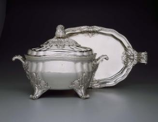 Tureen with cover, liner, and stand