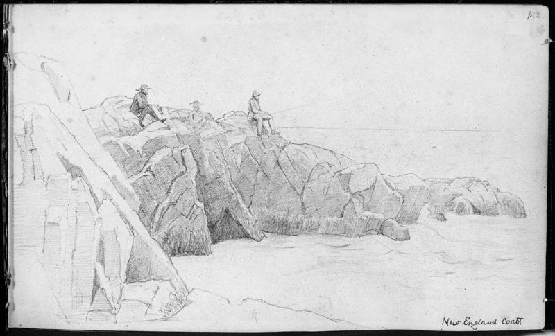 Sketchbook with Studies of the New England Coast and Italy