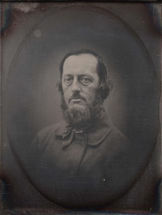 Bearded Man, in Oval Vignette