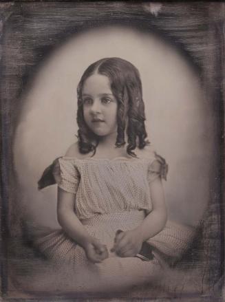 Young Girl, in Oval Vignette