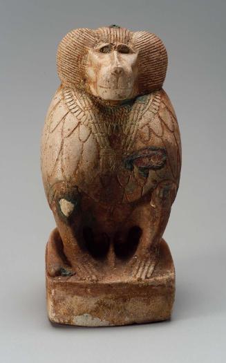 Figurine of a baboon