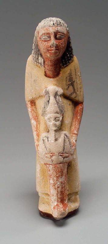 Statuette of Amennakht holding a statue of Osiris