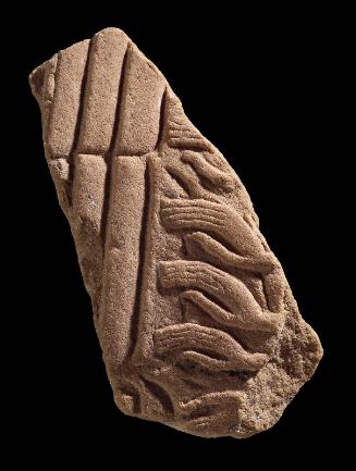 Relief fragment of hands of Aten rays