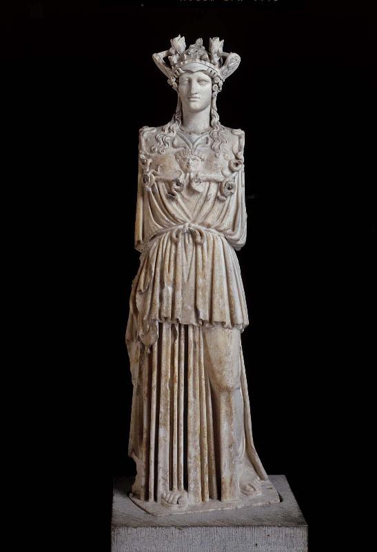 Statue of Athena Parthenos (the Virgin Goddess)