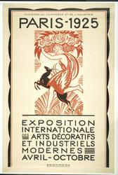 Exposition internationale des arts decoratifs et industriels modernes (Poster for Paris 1925 International Exhibition of Modern Decorative and Industrial Art)