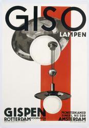 Giso Lampen (poster advertising Giso Lamps)