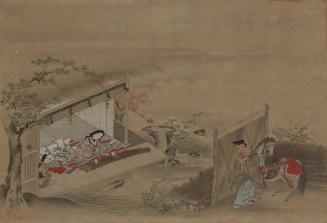 Minamoto no Nakakuni Visits Lady Kogô