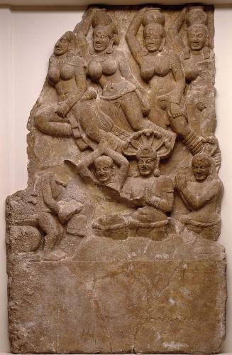 Slab from the wall of a stupa