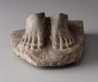 Statuette fragment (feet)