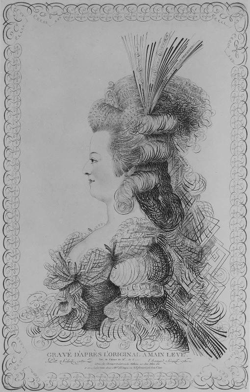 Marie Antoinette, prof. to l. 1/2 l.
