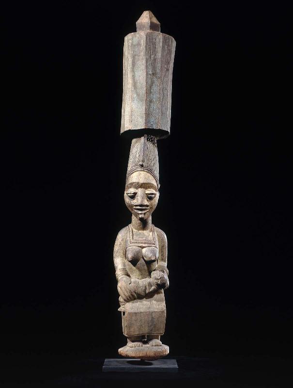 Palace pillar (opo) for the palace of Efon-Alaye