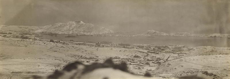 Panoramic View of Port Arthur from 203 Meter Hill