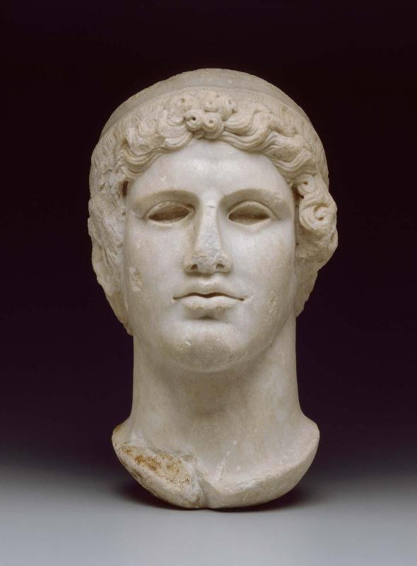 Head of an athlete
