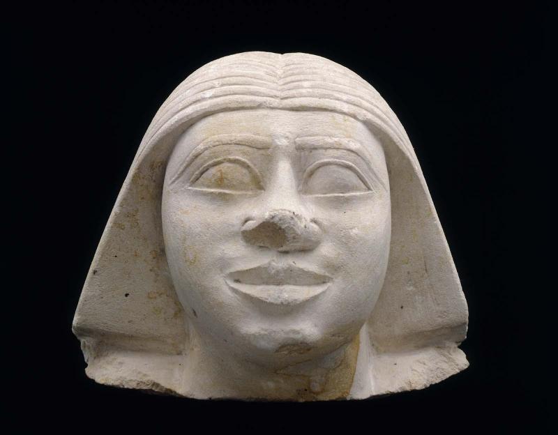 Head from a statuette of Nekhebu