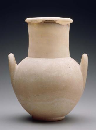 Long-necked flask with horizontal loop handles