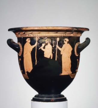 Mixing bowl (bell krater) depicting a sacrifice