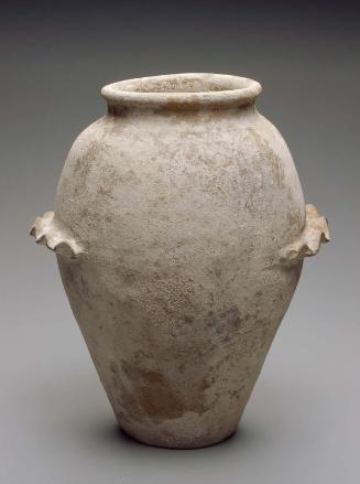 Wavy-handled jar