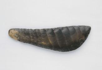 Rippled flint knife
