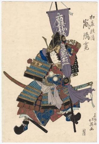 Actor Arashi Rikan II as Katô Masakiyo