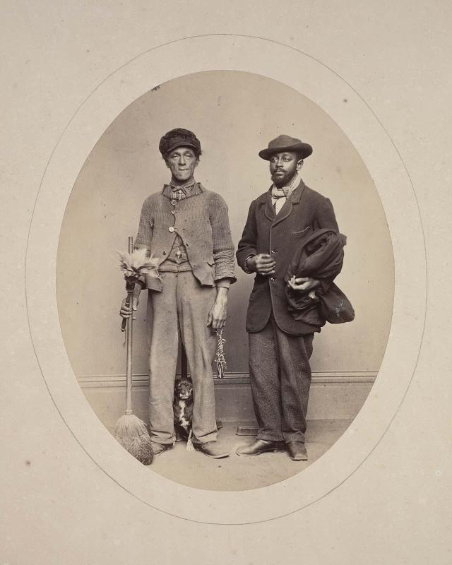 Portrait of Two African-American Workers, Yale, New Haven, CT
