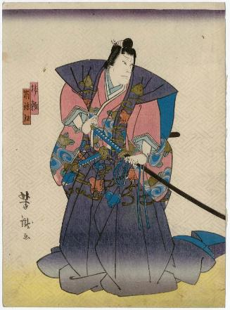 Actor Arashi Rikaku II as Katsuyori
