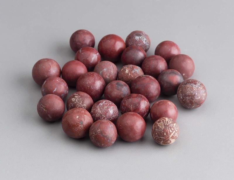 Spherical stone objects