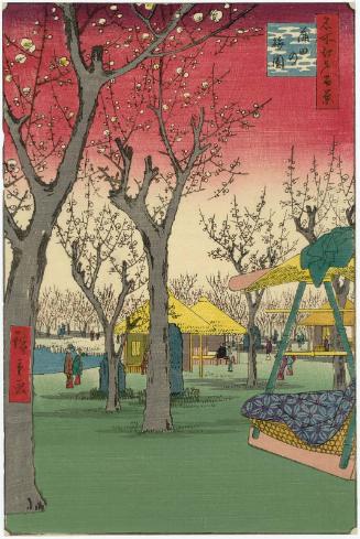 Plum Garden, Kamata (Kamata no umezono), from the series One Hundred Famous Views of Edo (Meisho Edo hyakkei)