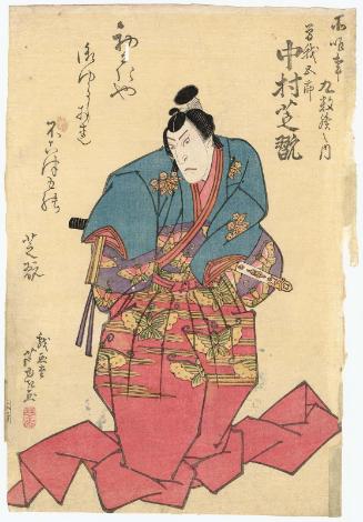 Actor Nakamura Shikan II as Soga Gorô