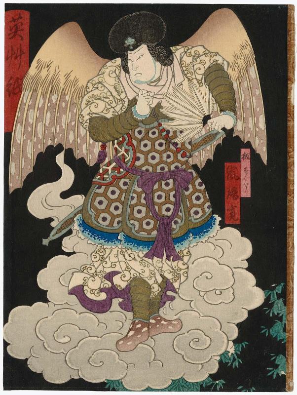 Actor Arashi Rikan III as Kiritarô in Hanabusa Zôshi