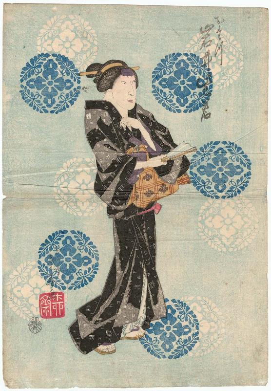 Actor Iwai Shijaku I as Otatsu