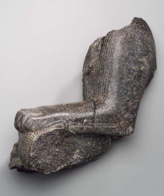 Leg and paw fragment of sphinx