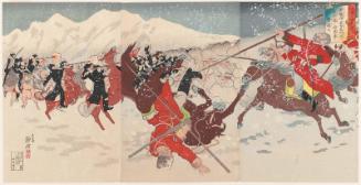 Russo-Japanese War: Brocade Pictures No. 7 (Nichiro kôsen nishiki-e shichi)